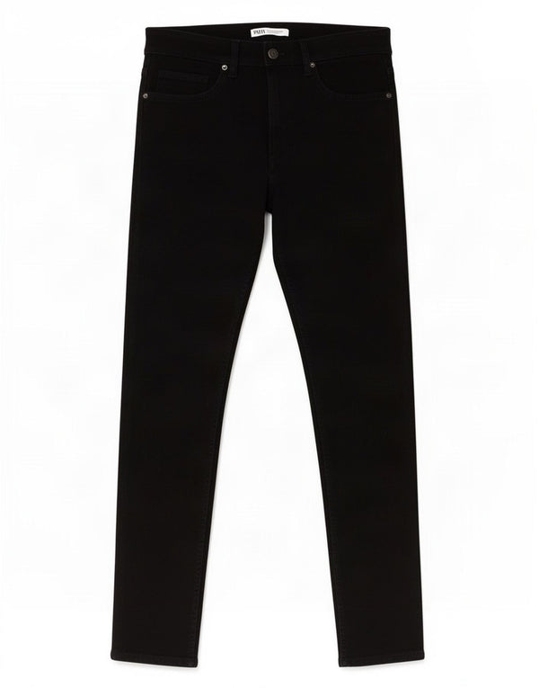 Zara Jean skinny pour homme EU 42 Large W32 L31 Coton noir