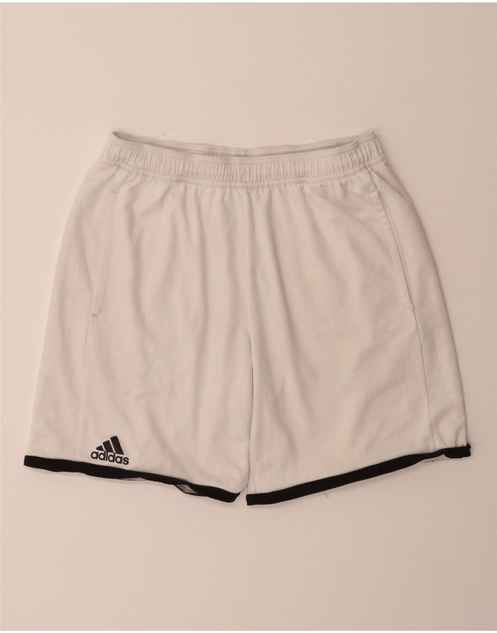 CHAMPION Mens Climalite Sport Shorts Large White Polyester
