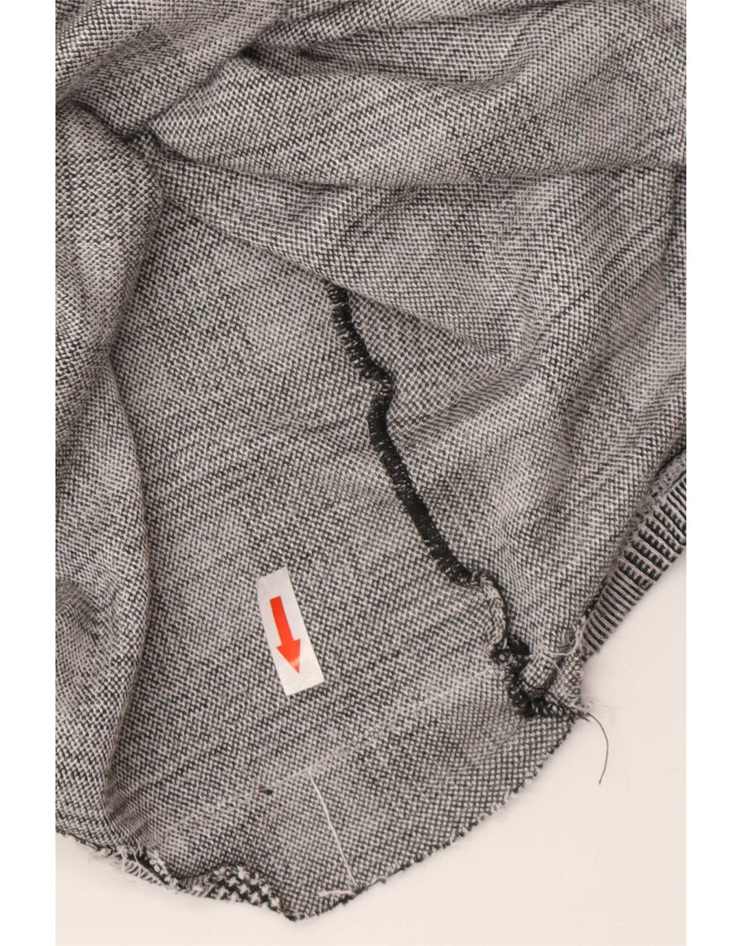 Zara Chemisier à manches longues pour femme UK 12 Gris moyen à carreaux classique
