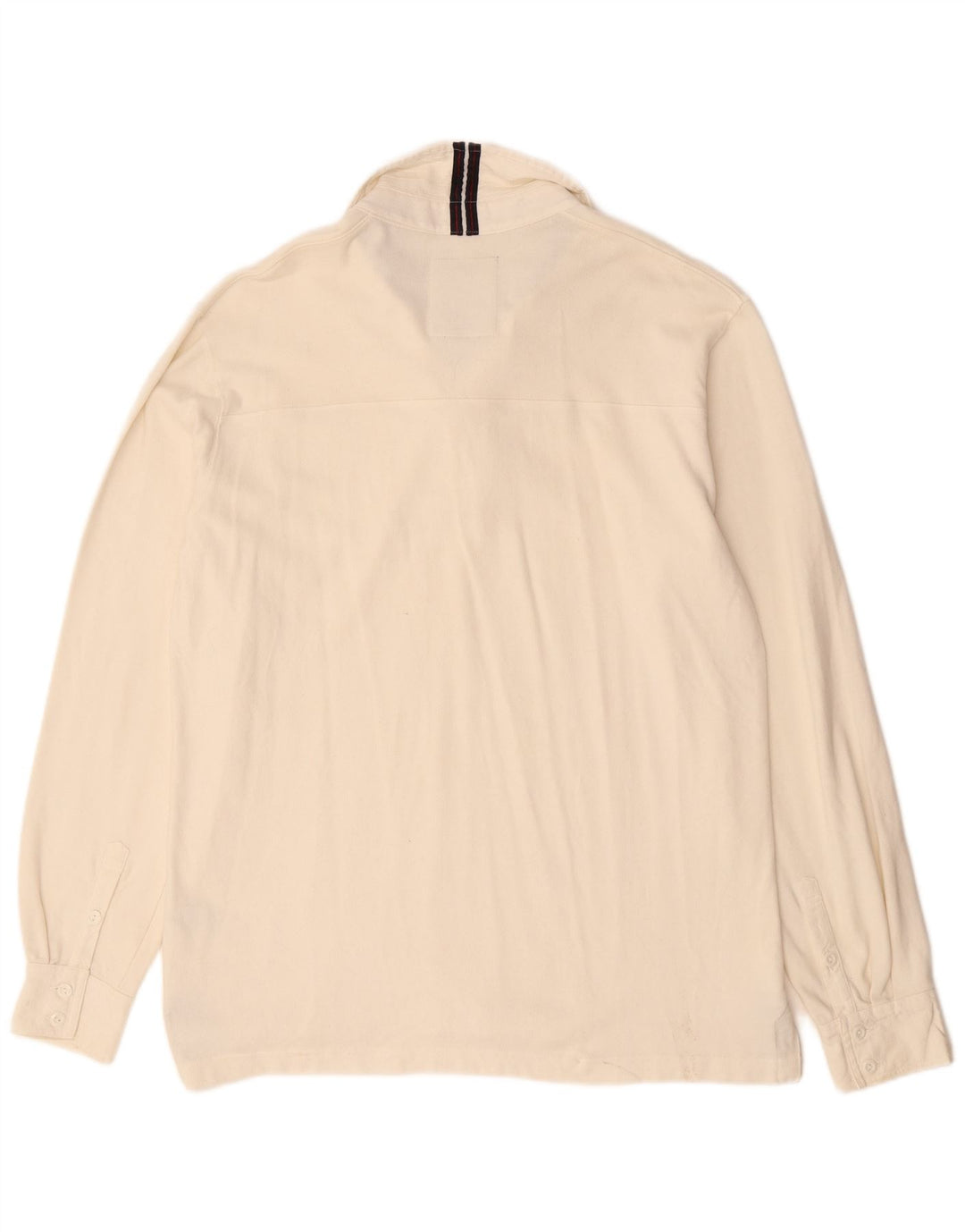 CREW CLOTHING Polo à manches longues pour homme en coton blanc