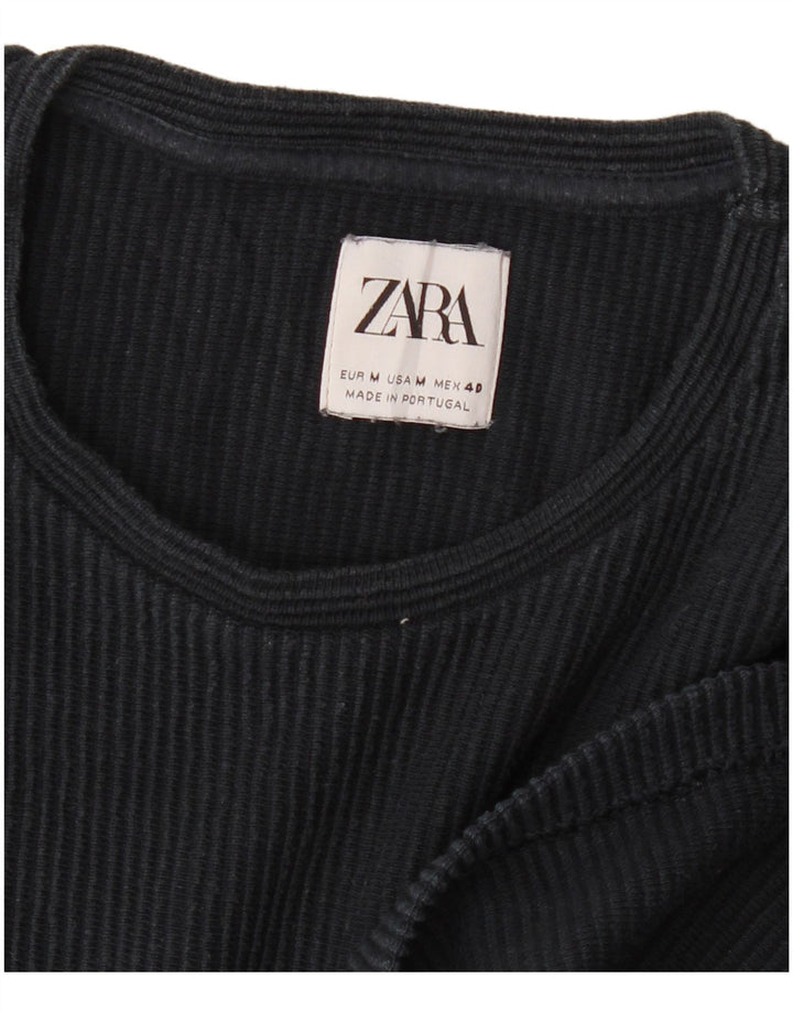 Zara Homme Top Manches Longues Bleu Marine Moyen