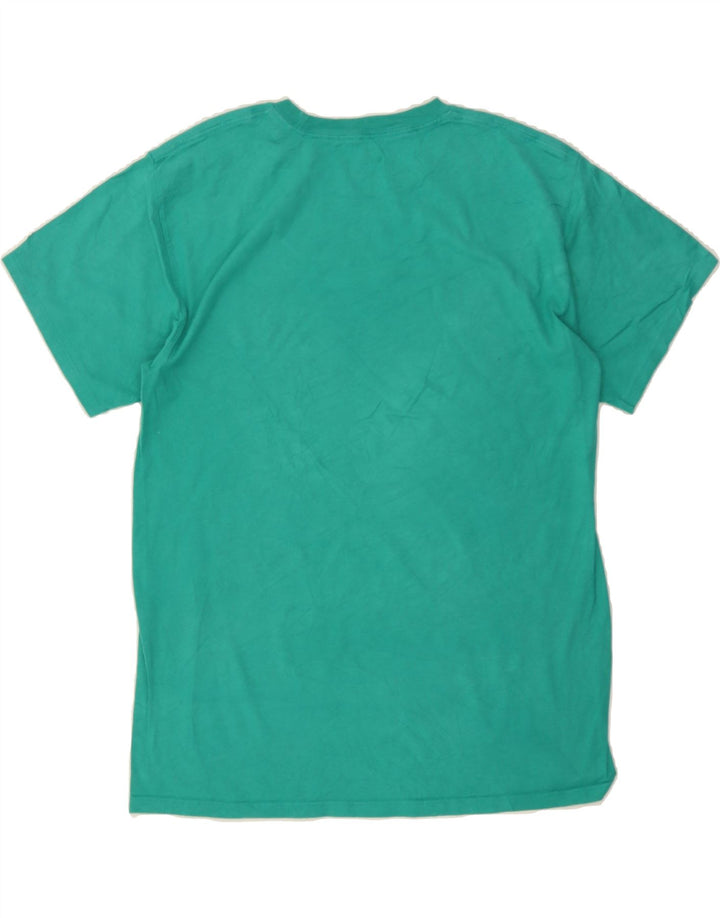 CHAMPION Mens Graphic T-Shirt Top Medium Turquoise Cotton Vintage Champion and Second-Hand Champion from Messina Hembry 