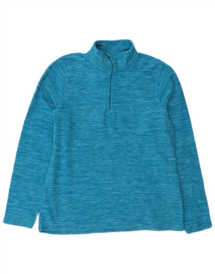 Mountain Warehouse Pull polaire pour femme UK 14 Large Bleu Moucheté Polyester