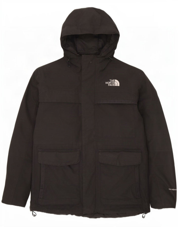 The North Face Parka à capuche pour homme UK 40 Large Noir Polyester