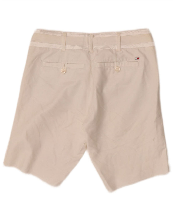 Tommy Hilfiger Short Chino Femme W30 Coton Blanc Moyen