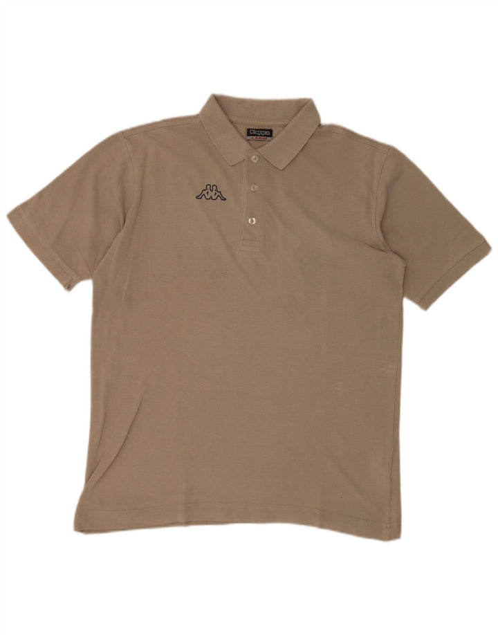 KAPPA Polo Homme Grand Gris Coton
