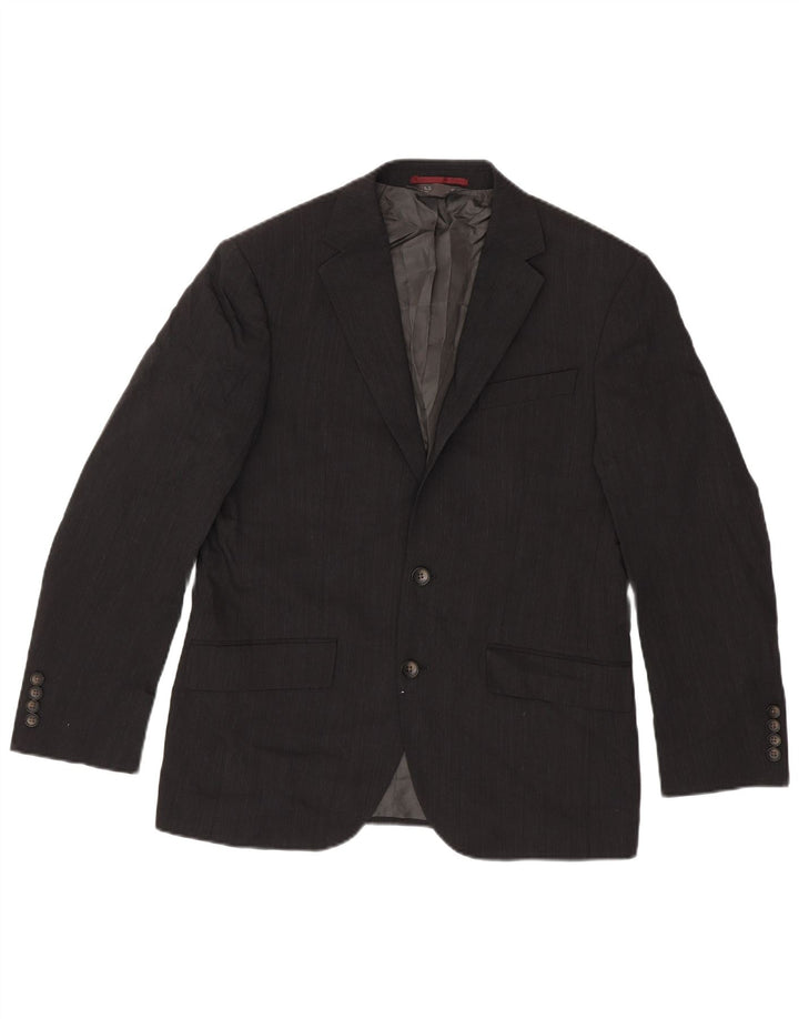 Marks & Spencer Veste blazer à 2 boutons pour homme UK 38 laine gris moyen