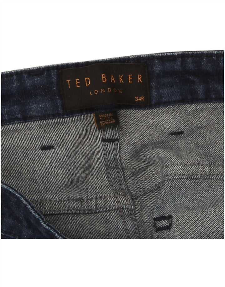 Ted Baker Jean Slim Regular Homme W34 L32 Bleu