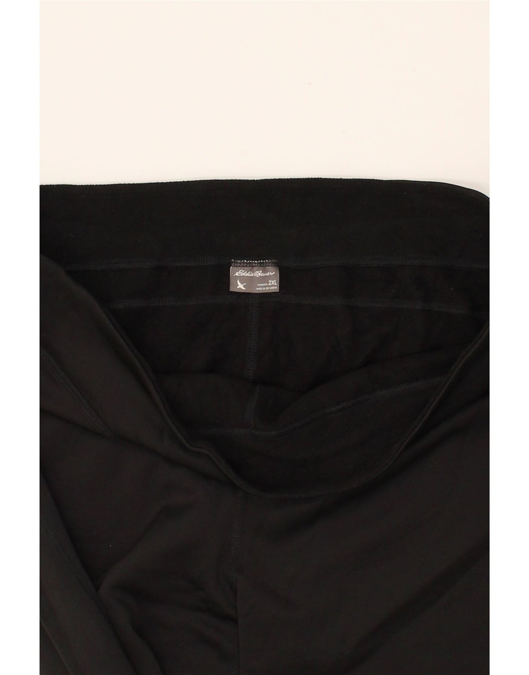 EDDIE BAUER Womens Tracksuit Trousers UK 20 2XL  Black Polyester Vintage Eddie Bauer and Second-Hand Eddie Bauer from Messina Hembry 