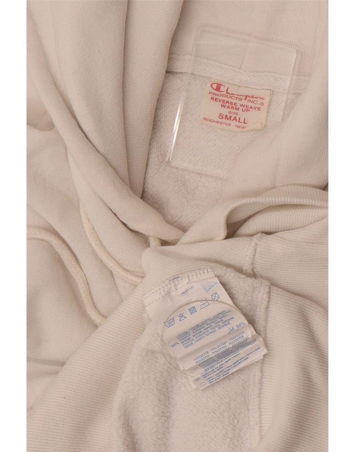 Champion Pull à capuche pour homme Petit coton blanc