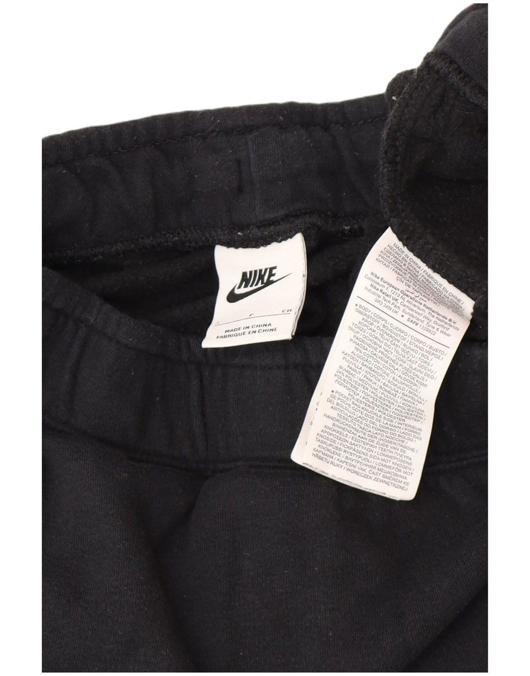 Nike Pantalon de survêtement graphique pour homme Taille S en coton noir