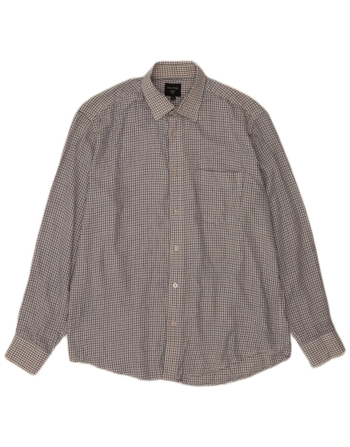 James Pringle Chemise Homme Carreaux Blanc Moyen