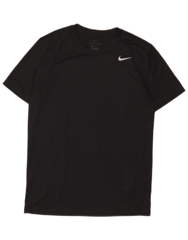 Nike Mens Dri Fit T-Shirt Top Small Black Polyester