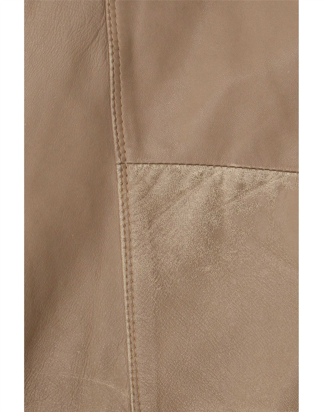veste en cuir homme vintage UK 42 XL Beige