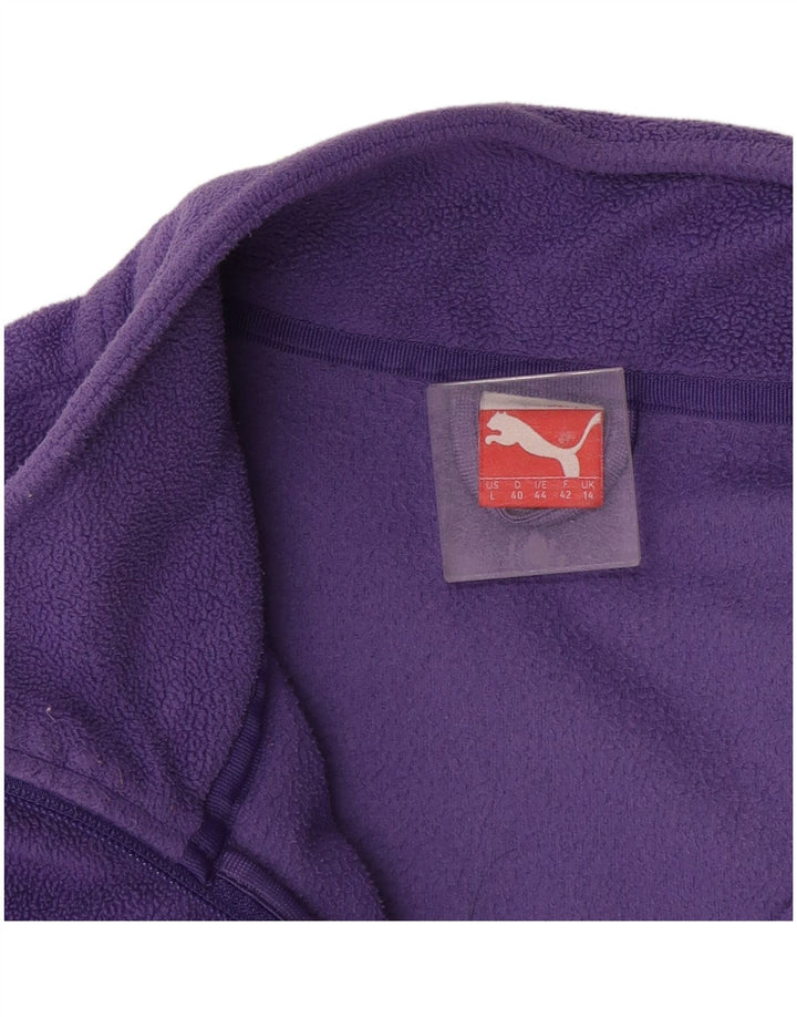 Puma Veste polaire pour femme UK 14 Large Violet