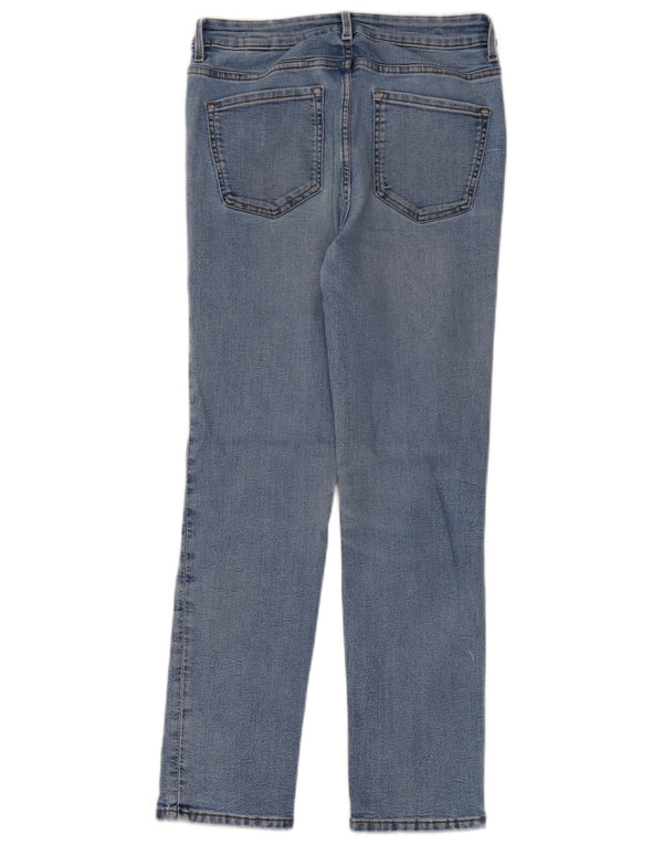 Marks & Spencer Jean droit The Sienna pour femme UK 12 Medium W30 L28 Bleu