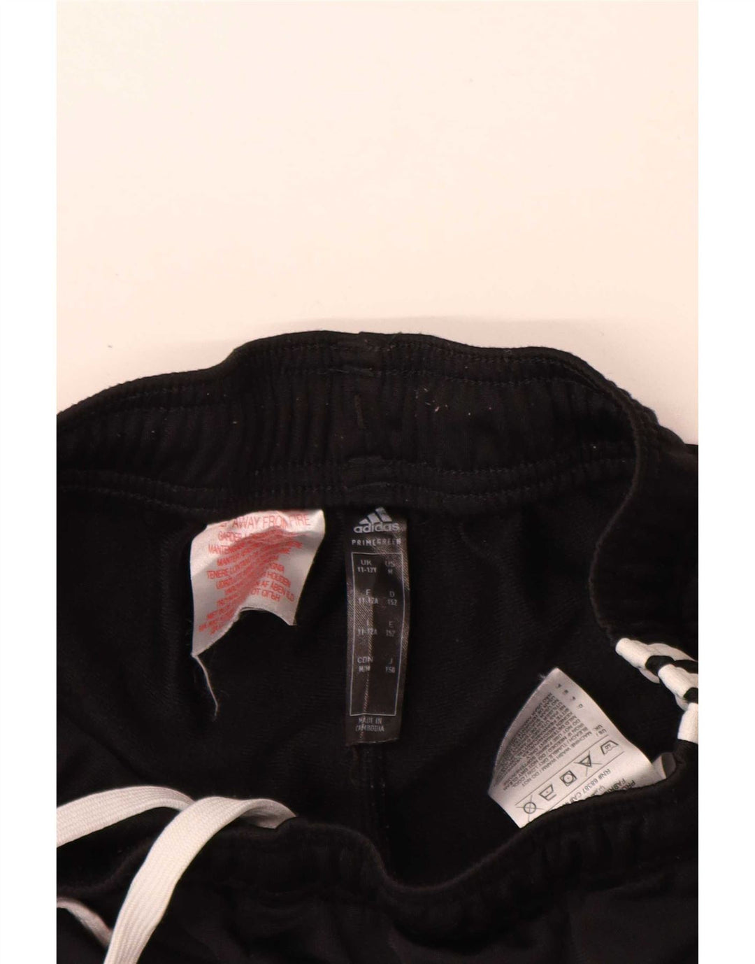 Adidas Pantalon de Survêtement Garçon Joggers 11-12 ans Noir Polyester