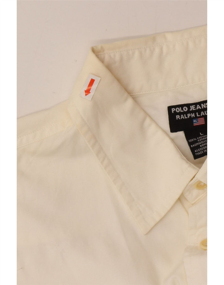 Ralph Lauren Chemise Homme Grand Coton Blanc