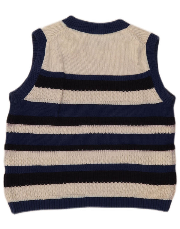 Cos Débardeur court pour femme UK 6 XS Bleu marine en coton rayé