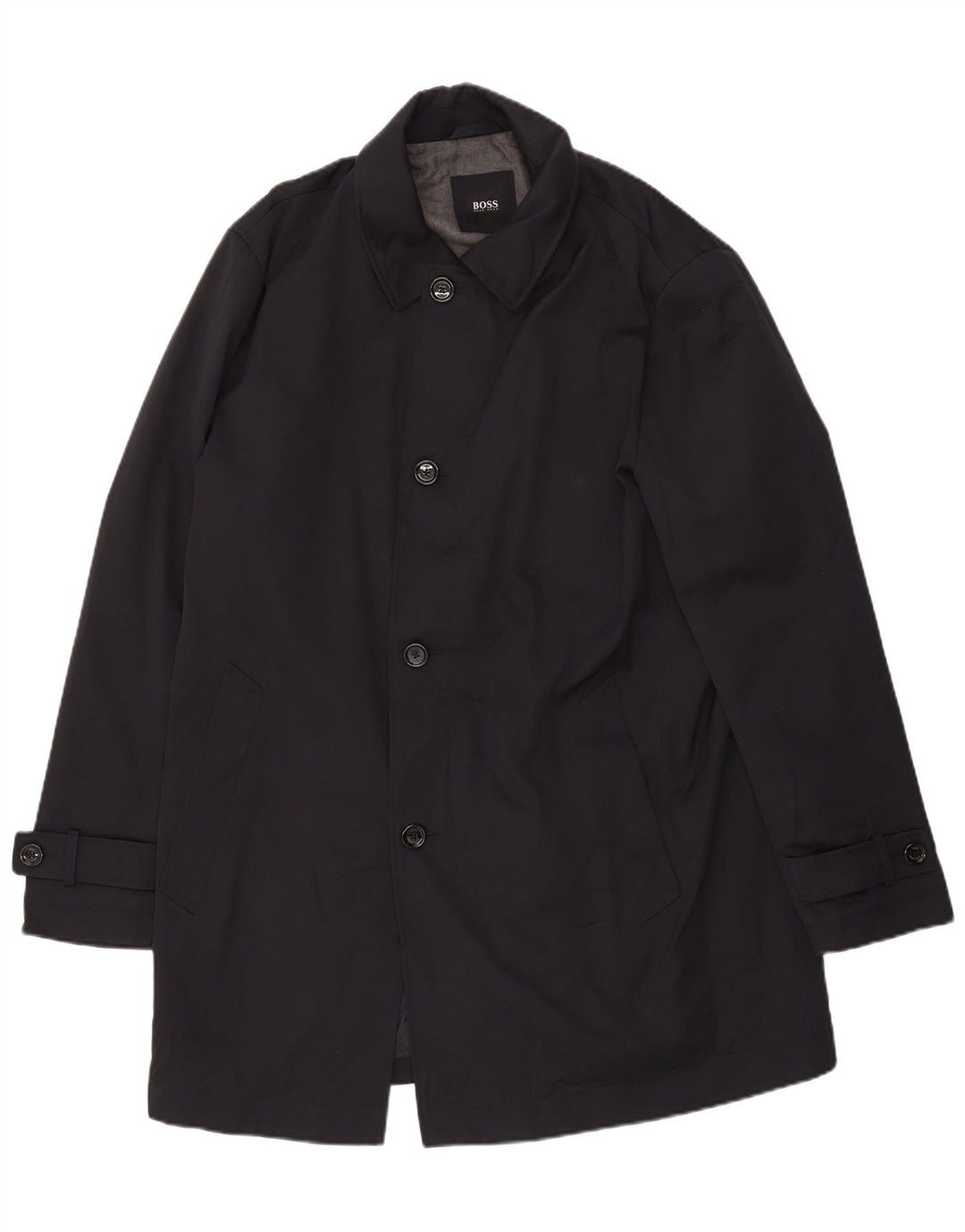 Hugo Boss Manteau Homme EU 56 3XL Coton Noir