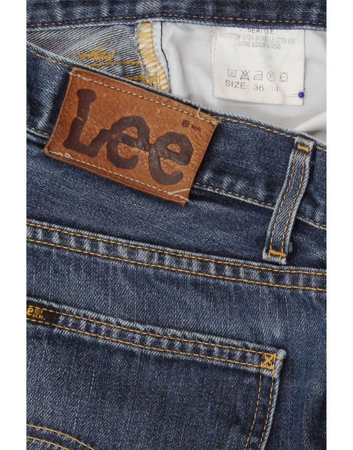 Lee Jean droit régulier pour hommes W36 L34 bleu coton