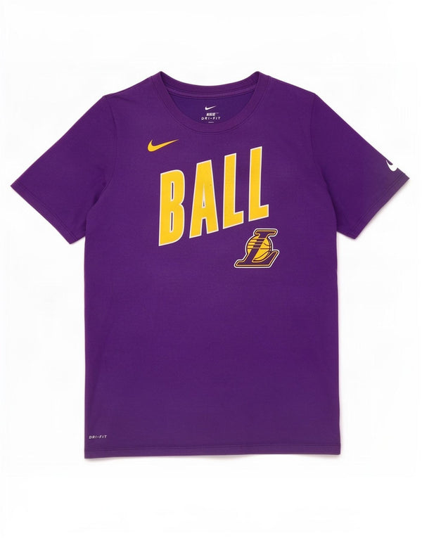 Nike Los Angeles Lakers T-shirt graphique pour femme UK 14 Large Violet