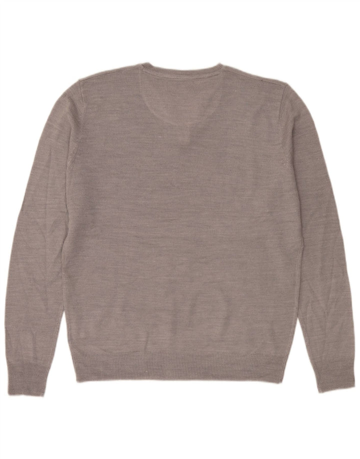 Pierre Cardin Pull Col Rond Homme Gris Moyen Acrylique