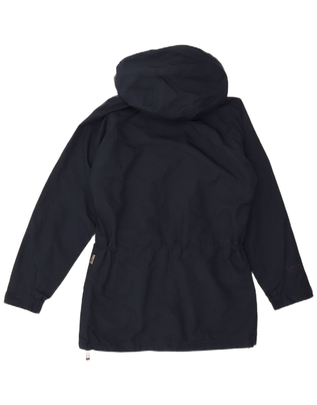 Berghaus Veste de pluie à capuche pour femme UK 8 Small Bleu marine Polyester