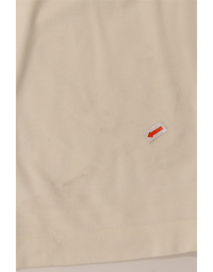 DIADORA Polo Homme Blanc Cassé Moyen Coton