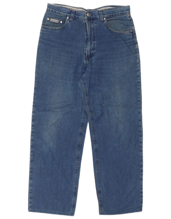 Hugo Boss Jean droit W34 L28 bleu coton pour homme
