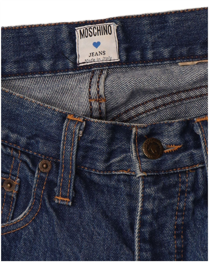 Moschino Jean Fuselé Femme W28 L30 Bleu