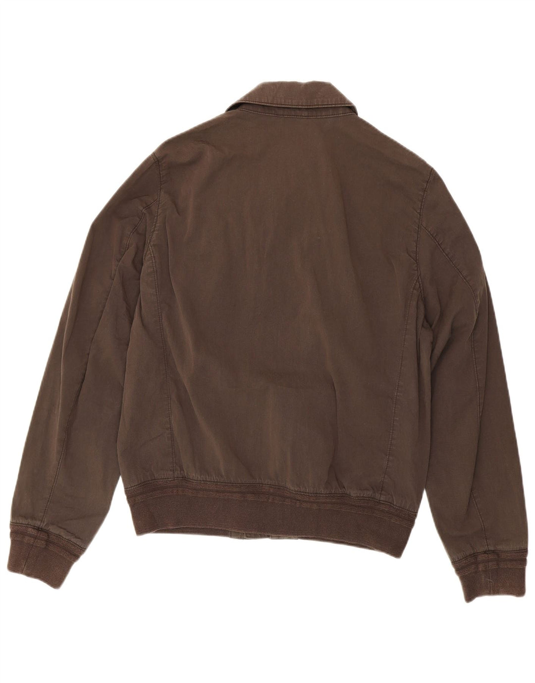 BENETTON Blouson Bomber Homme IT 52 XL Marron Coton
