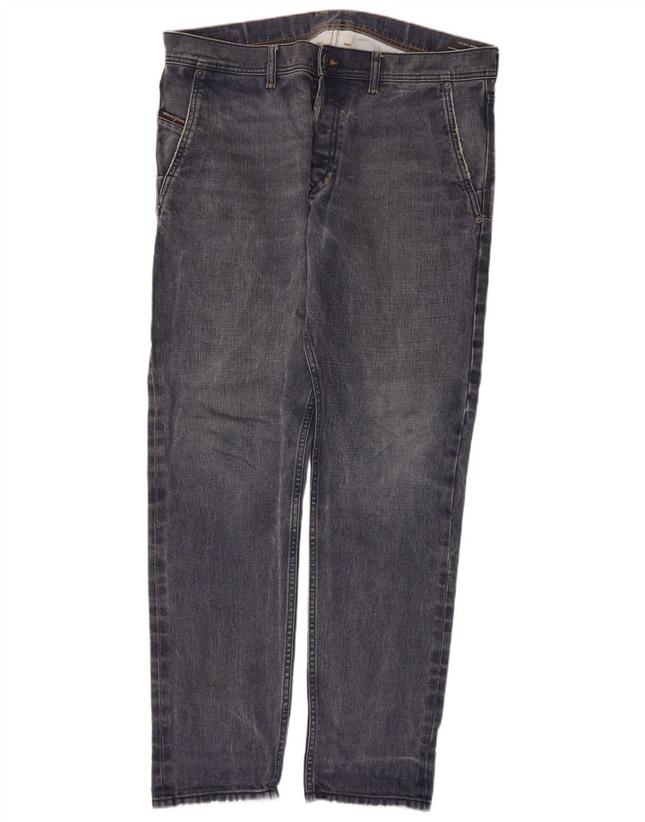 Diesel Jean Slim Homme W36 L31 Bleu Marine Coton