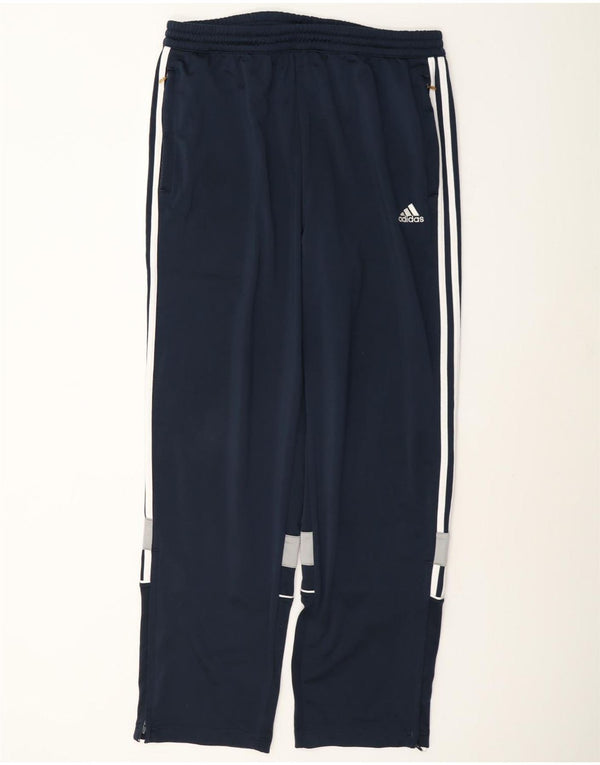 Adidas Pantalon de survêtement pour homme UK 44/46 Large Bleu marine Colourblock