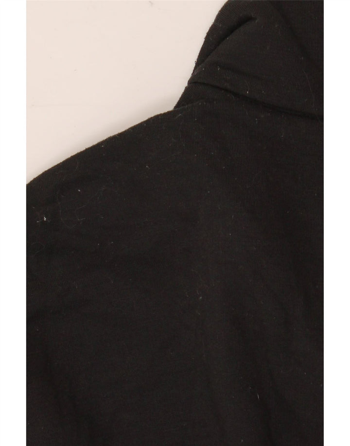 Adidas Femmes Crop Graphic Crop Sweatshirt Jumper UK 4/6 XS Noir Polyester