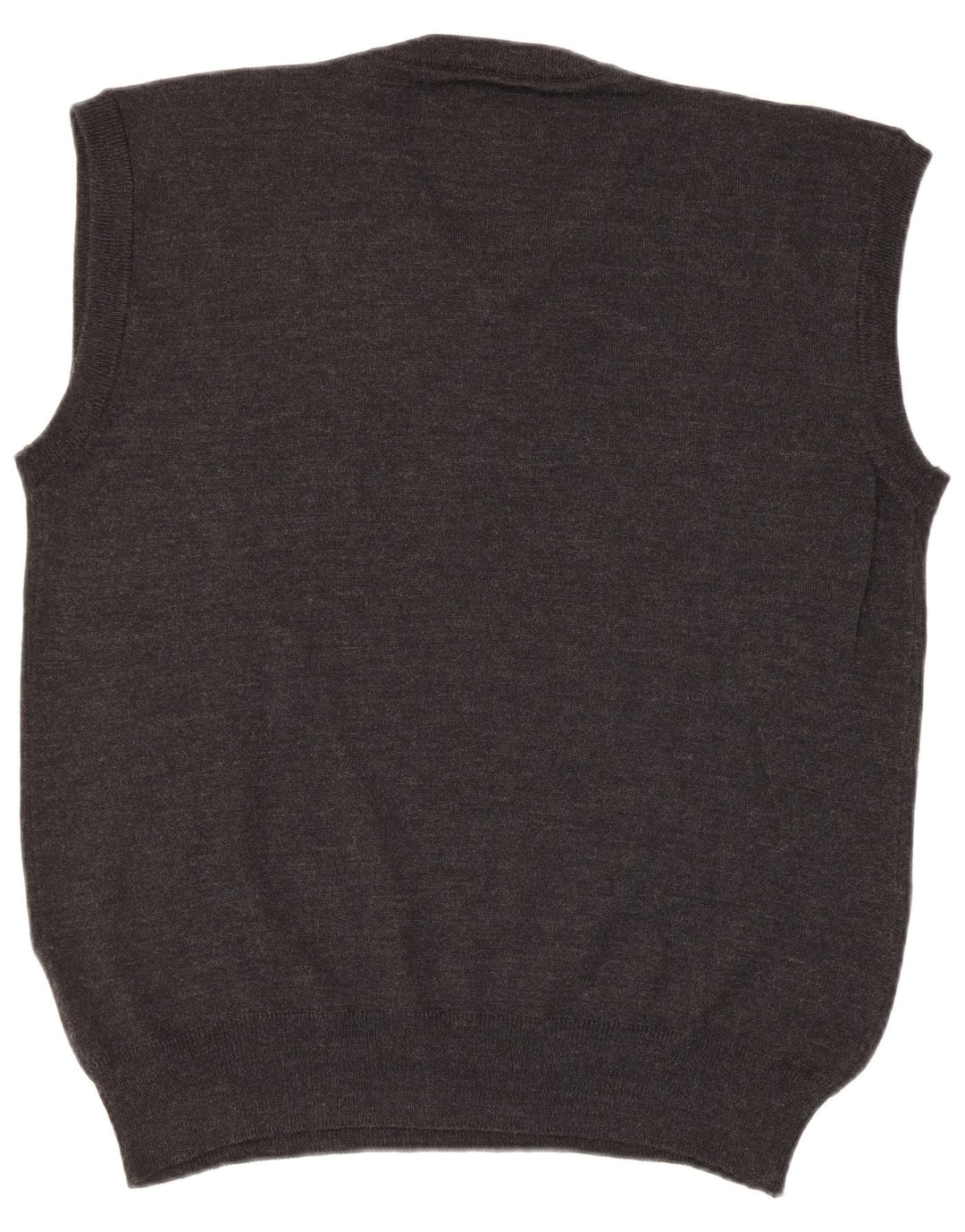 vintage Mens Vest Débardeur Grand Gris Argyle/Diamant