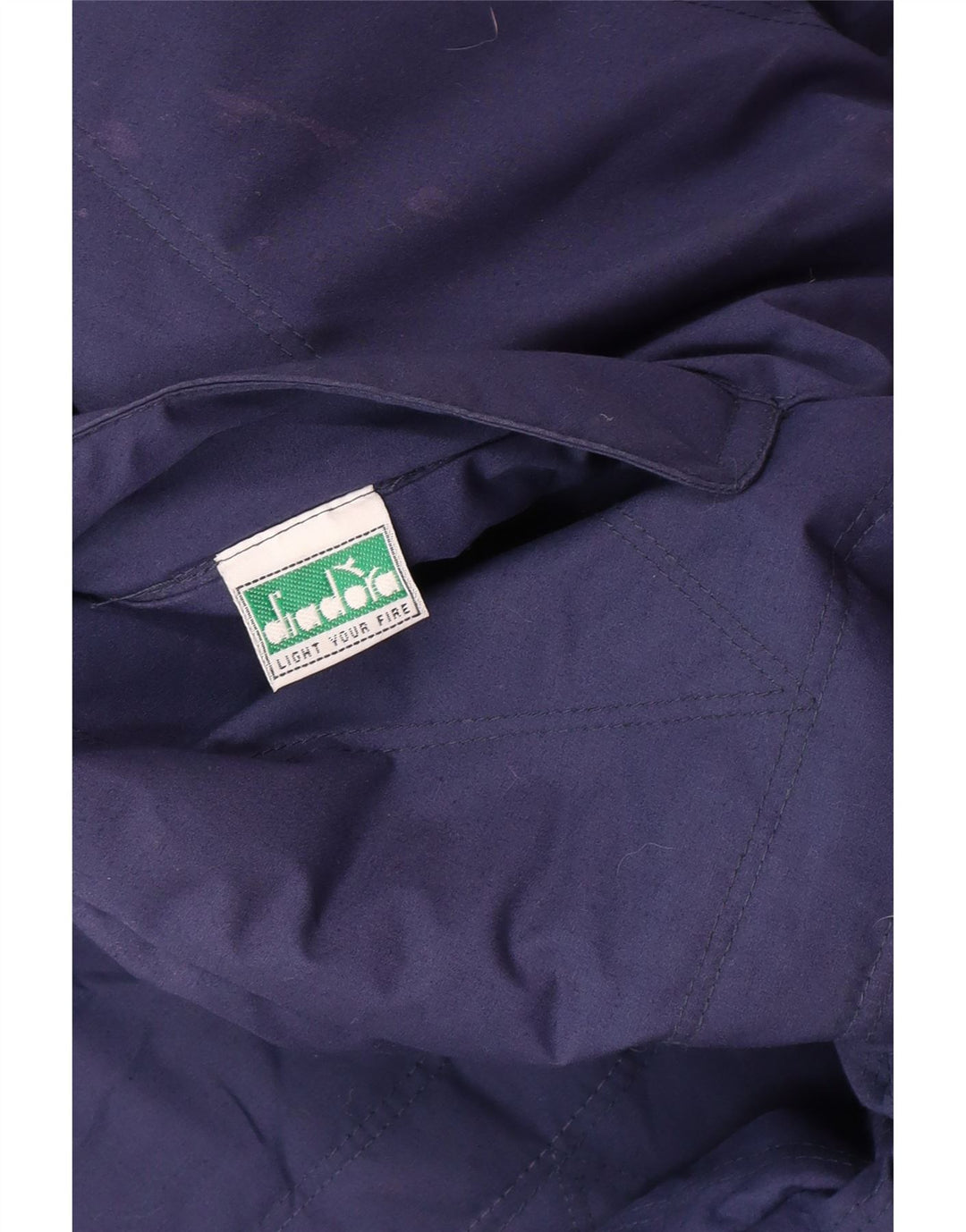 DIADORA Womens Reversible Windbreaker Jacket UK 14 Medium Navy Blue