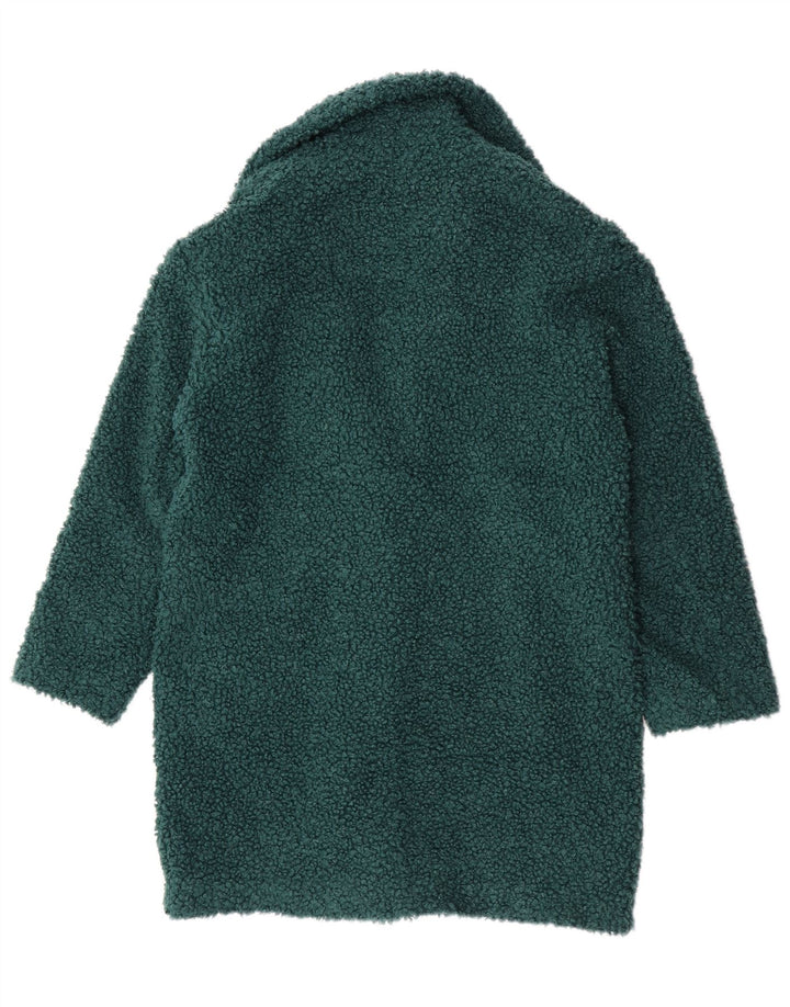 Marks & Spencer Manteau polaire pour femme UK 12 Polyester vert moyen