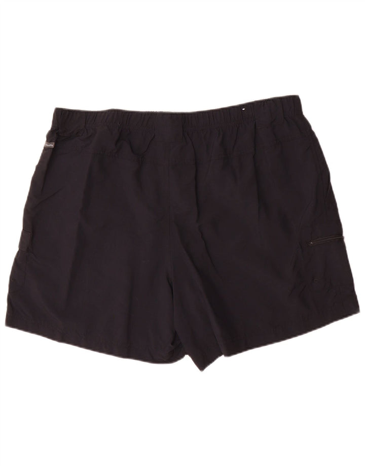 Columbia Short Cargo Homme XL W38 Bleu Marine Nylon