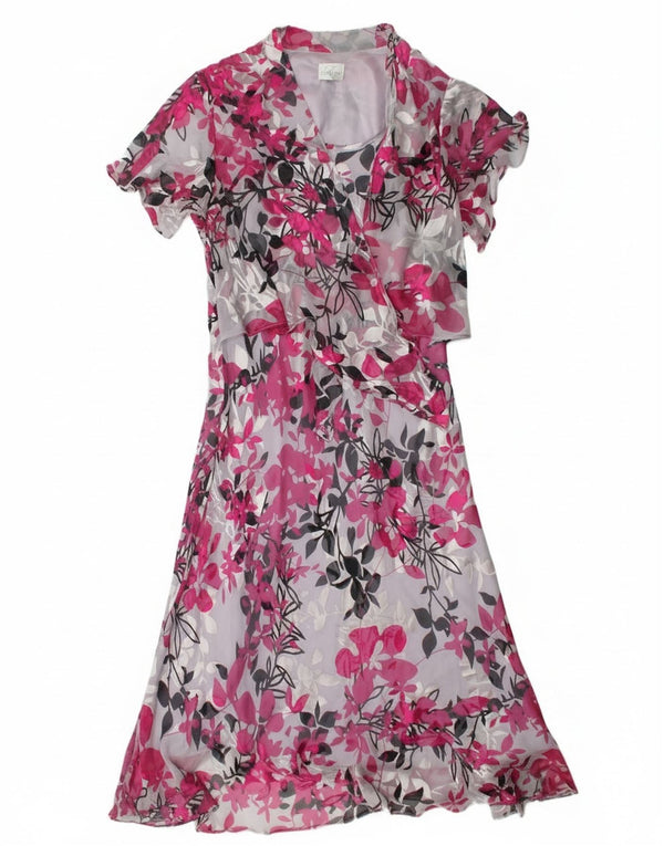 Eastex Robe Maxi Femme UK 14 Grand Rose Floral