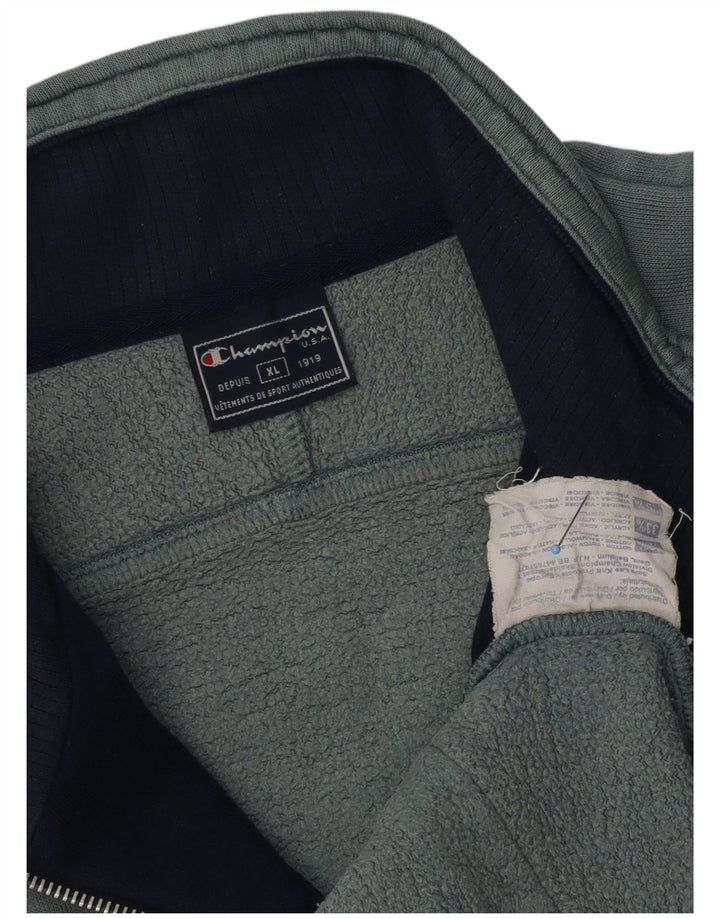 Champion Veste de Survêtement Homme XL Bleu Coton