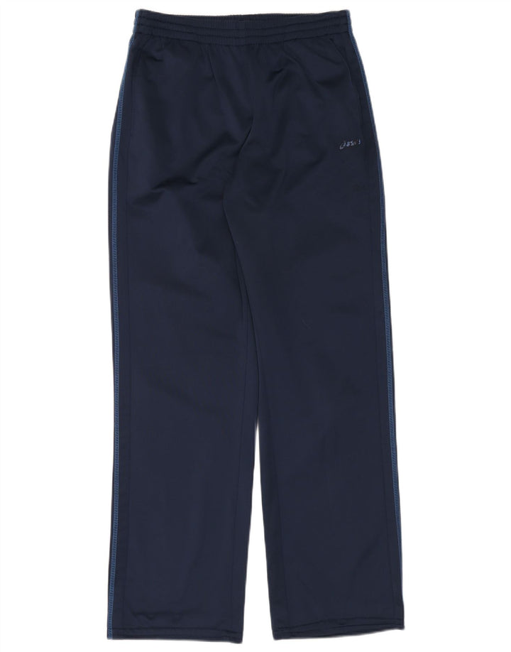ASICS Pantalon de survêtement pour hommes Large Bleu marine Polyester