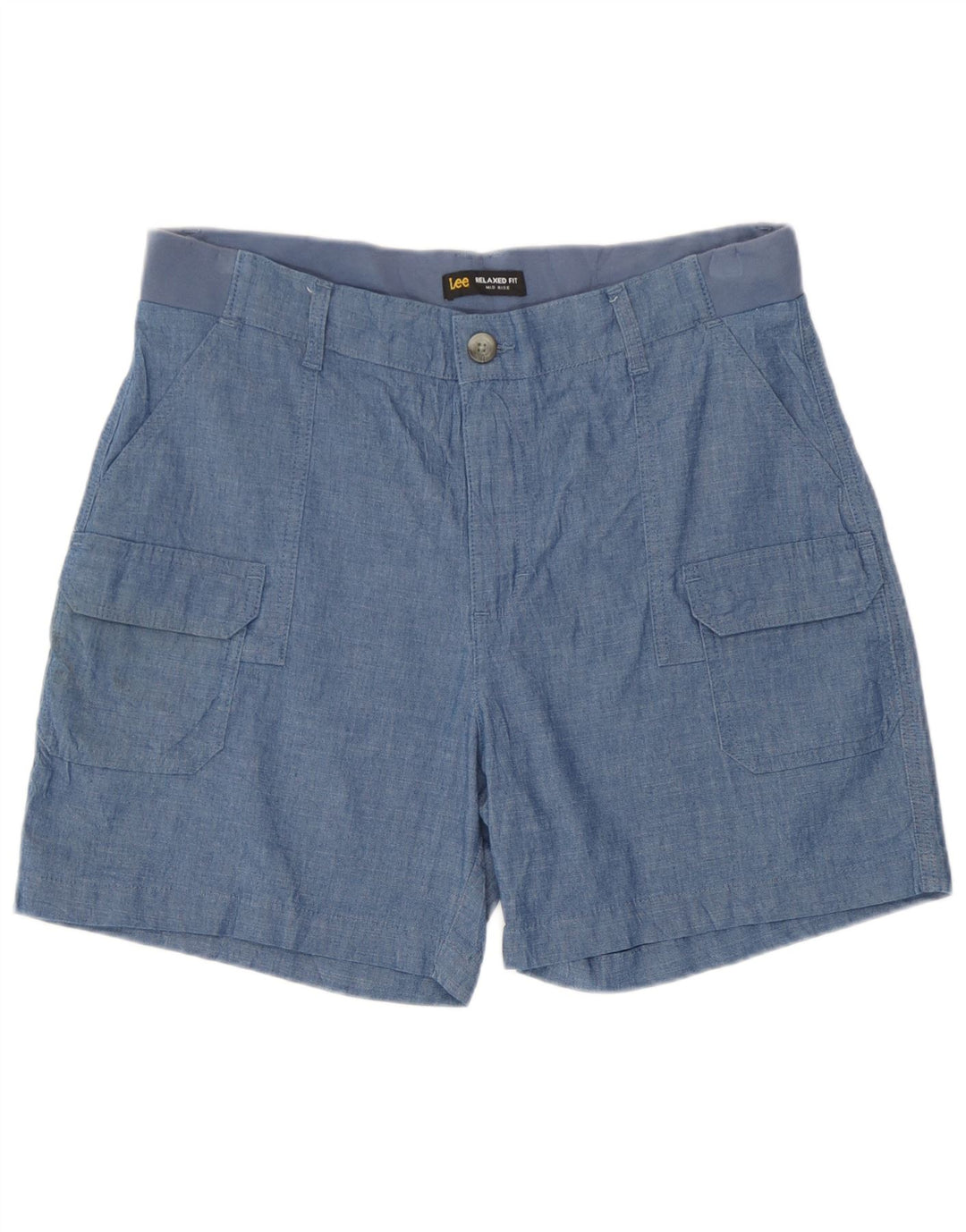 Lee Short cargo taille moyenne pour femme, coupe décontractée, W34, grand bleu