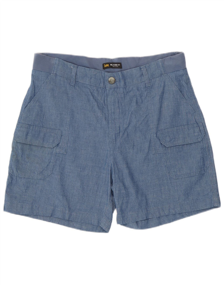 Lee Short cargo taille moyenne pour femme, coupe décontractée, W34, grand bleu