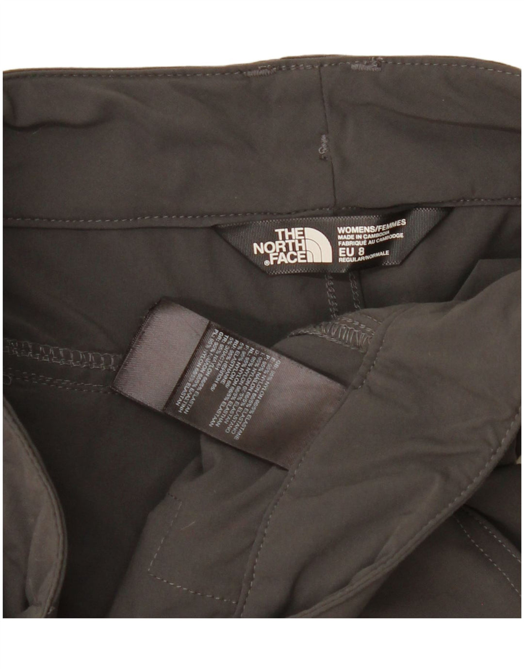 The North Face Short cargo pour femme W32 Large Gris Nylon