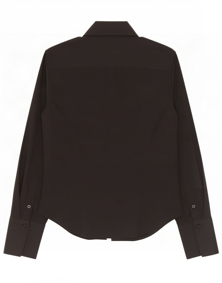 Benetton Chemise Femme UK 16 Large Noir