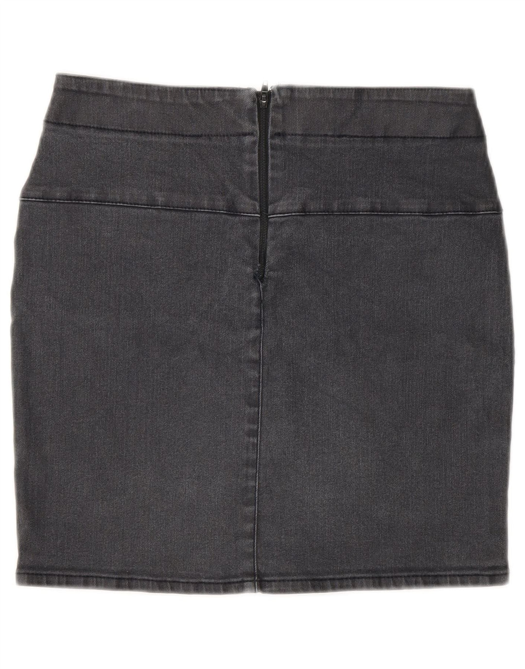 Zara Femme Mini Jupe En Jean EU 36 XS W26 Gris
