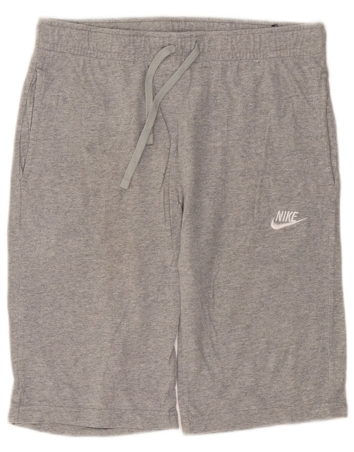 Nike Short de sport pour homme Petit gris Coton