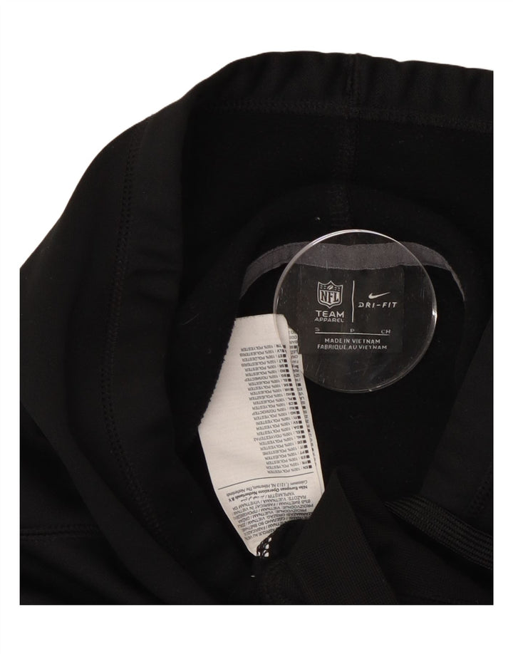 NIKE Pull à capuche surdimensionné Las Vegas Raiders pour femme UK 10 Petit Noir