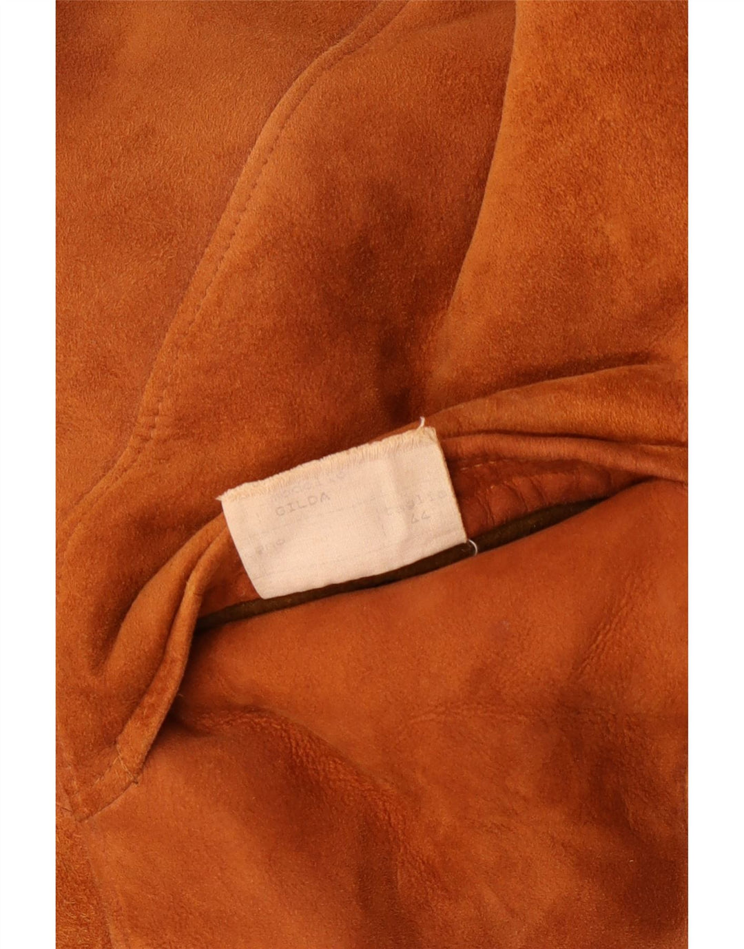 Manteau en peau de mouton femme vintage IT 44 Beige moyen Shearling classique